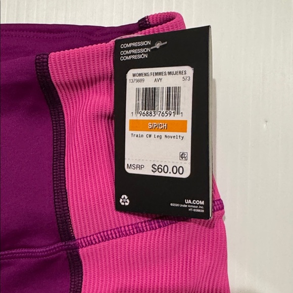 Under Armour High Rise Tights Womens Small NWT!! - Picture 4 of 9